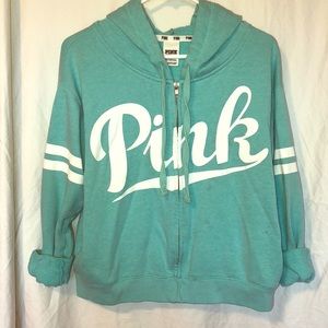 Pink Zip up Hoodie